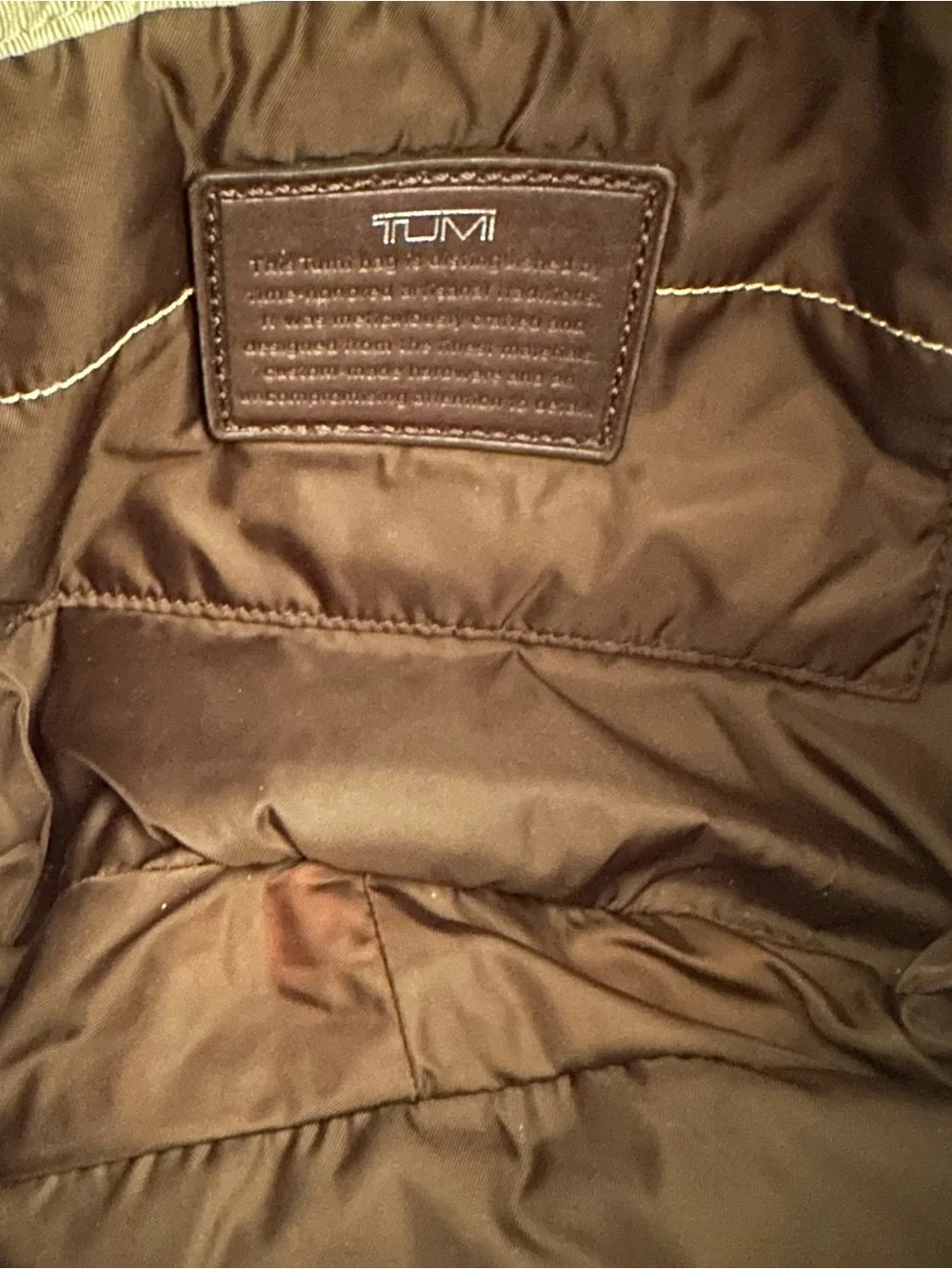 Tumi Voyageur Sumatra Crossbody Bag Mushroom Grey Brown Travel Messenger Nylon
